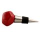 Solid Red Octagon Ceramic Wine Stopper Online